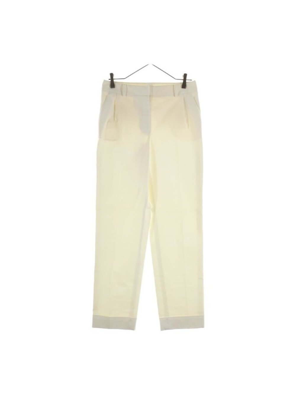 Dior Cotton Straight Pants Ivory
